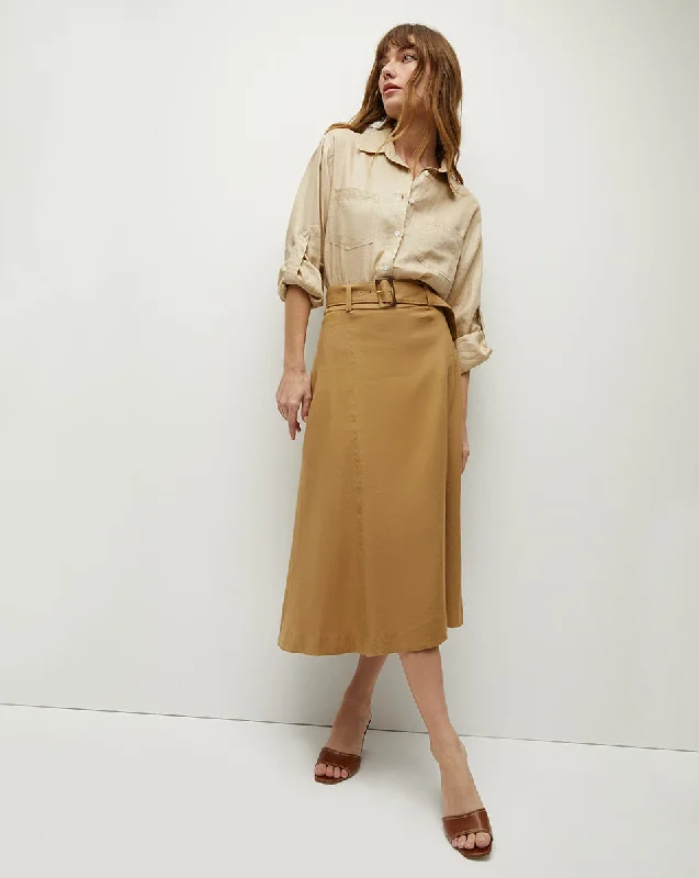 Women's Seasonal Garments Arwen Stretch-Linen Skirt