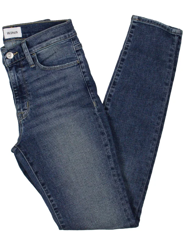 Affordable Women's Garments Blair Womens High-Rise Medium Wash Skinny Jeans