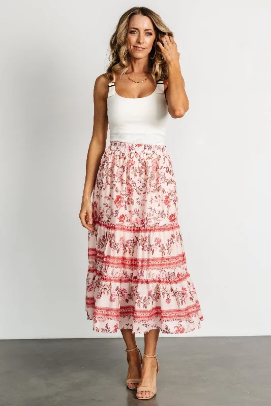 Fashionable Women's Clothing Meg Skirt | Blush Multi