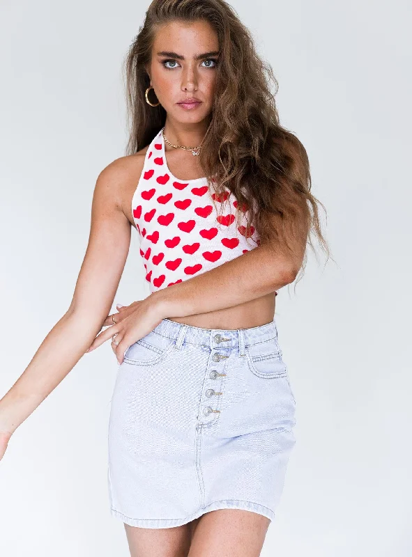 Online Clothing Stores Sophia Mini Skirt Denim