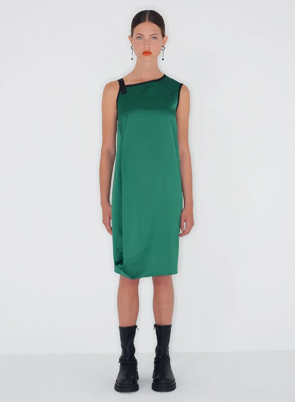 From Casual To Classy Zannie Dress - Emerald /  Black
