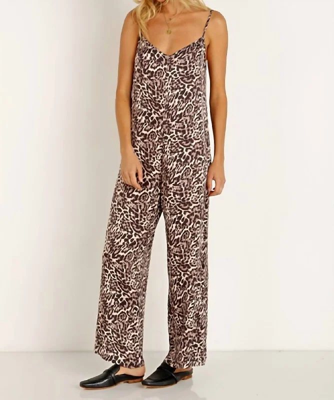 Charming Women's Clothes For Special Events Women's Pippa Jumpsuit In Safari