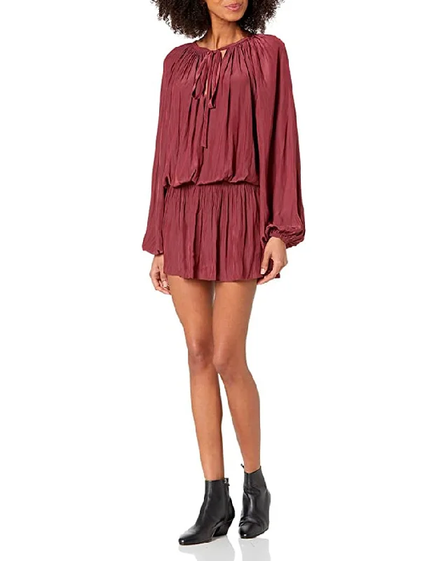 Final Sale Paris Dress - Bordeaux