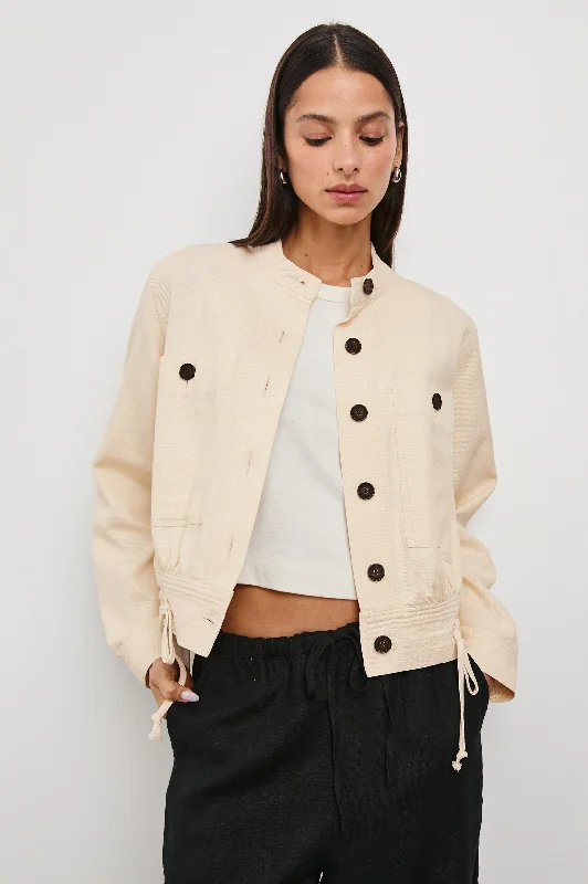 Vintage Women's Fashion ALMA JACKET - ECRU