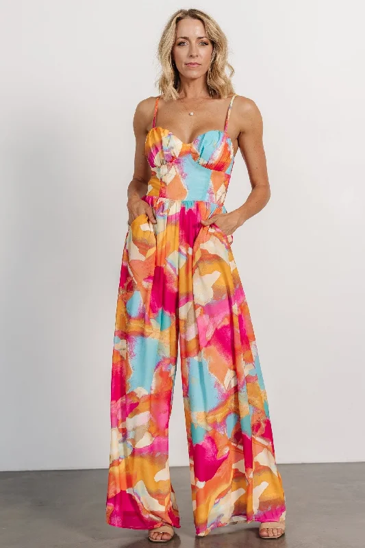 Trendy Casual Outfits Shea Jumpsuit | Multi Print