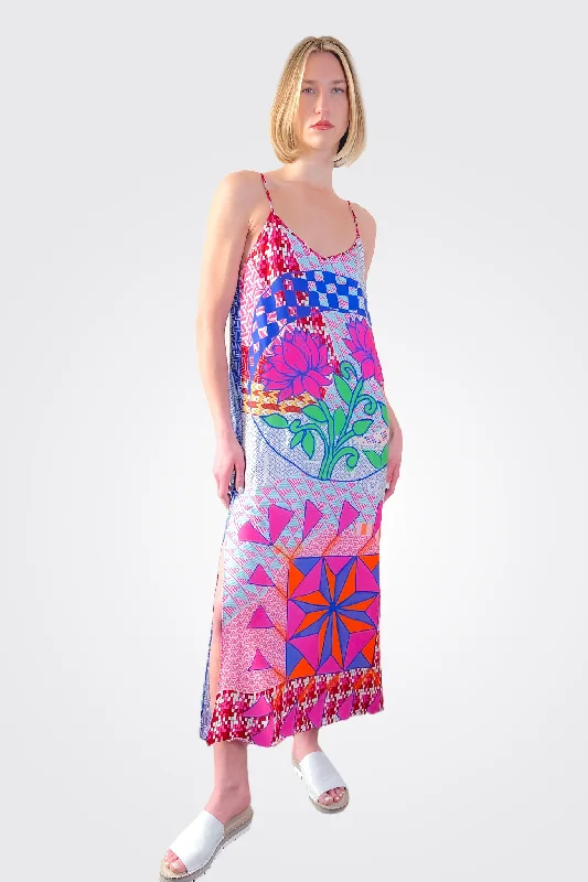 Trendy Women's Collection Olivia Camisole Dress - Rangoli Print