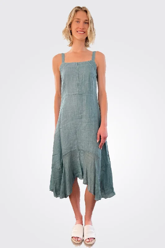 Huge Discounts This Week Square Neckline Dress - Salvini