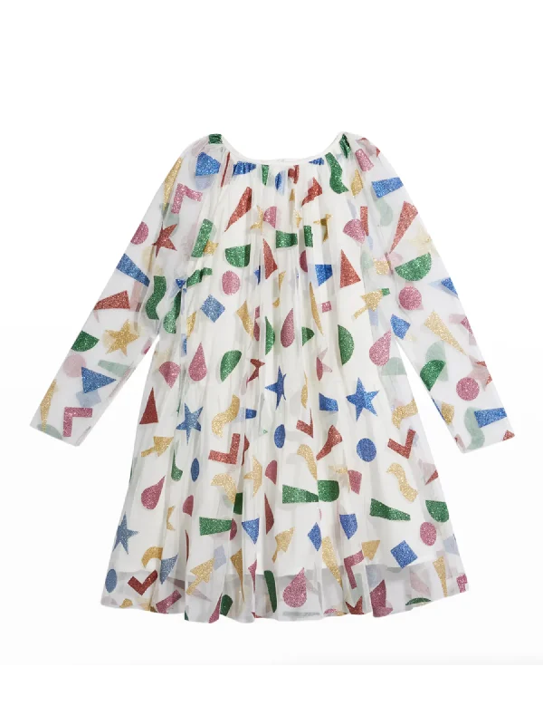 Modern Women's Wardrobe Essentials Stella McCartney Glitter Stickers Tulle Dress