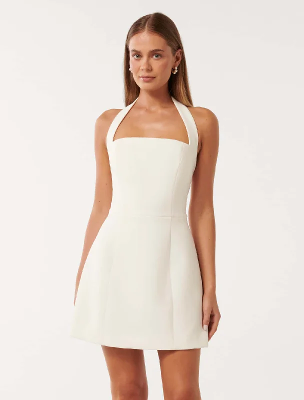 Modern Women's Outfit Kendall Halter Mini Dress