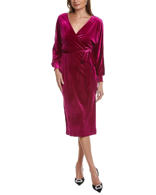 Women's Clothes Taylor Stretch Velvet Maxi Dress