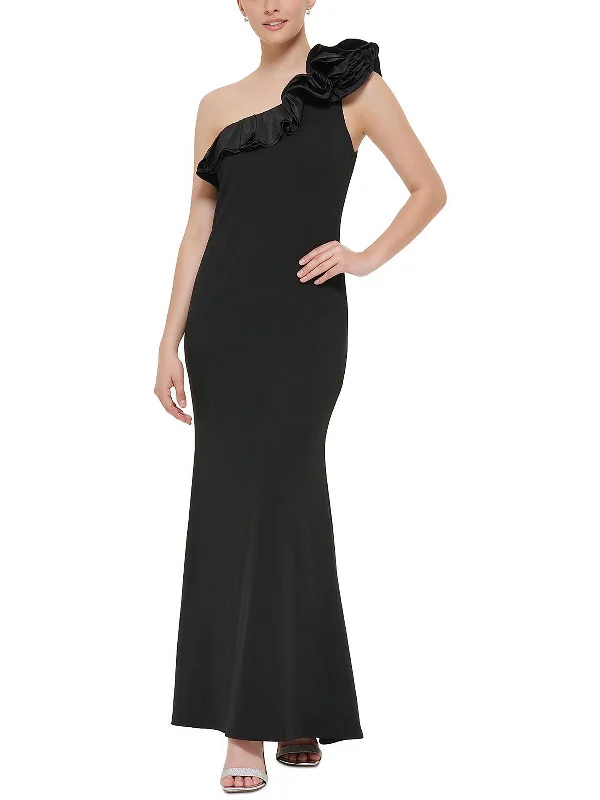 Modern Women's Clothes Womens One Shoulder Maxi Evening Dress