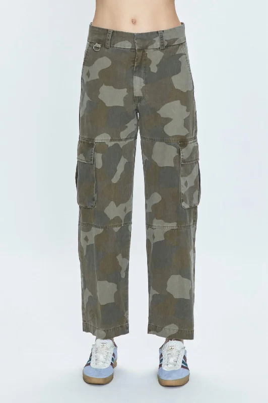 Elegant Women's Clothing Online Addie Cargo Pants In Camo