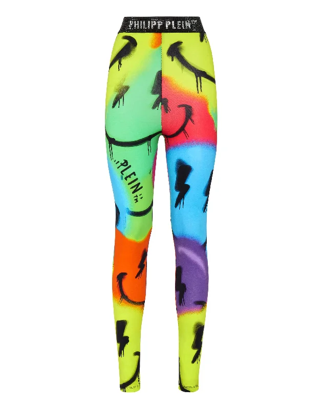 Stylish Women's Garments For Holidays Leggings Smile