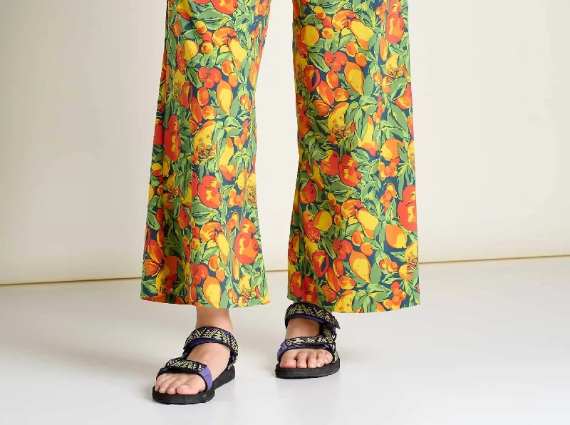 Women's Vacation Garments Sunkissed Wide Leg Pant In Midnight Fruit Print