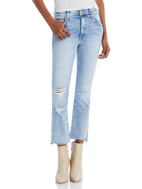 Women's Night-Out Outfit Womens Cropped High Rise Capri Jeans